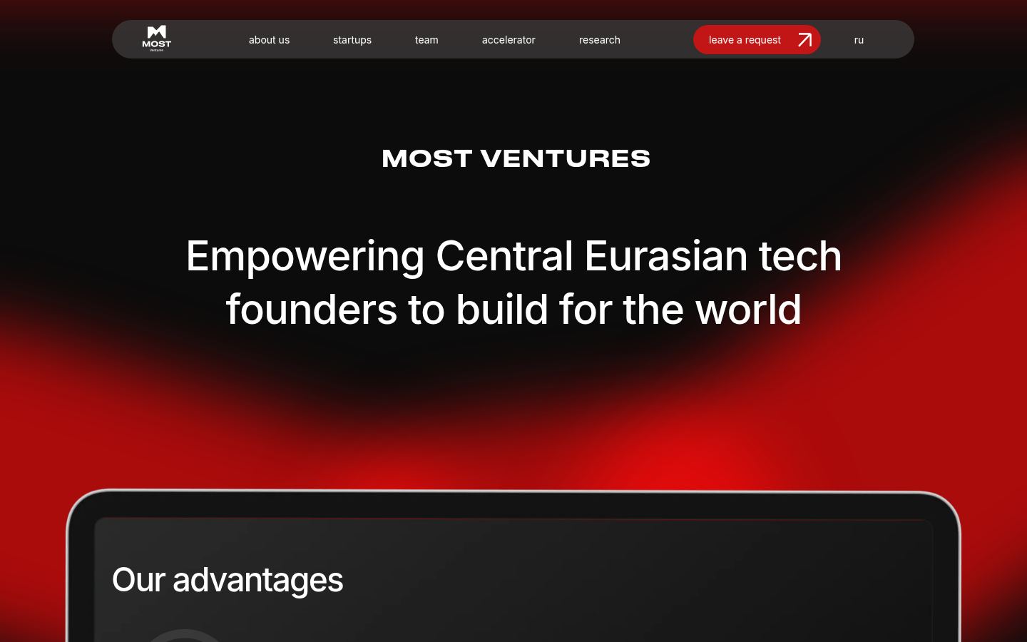 MOST Ventures · HOMEPAGE_SCREENSHOT