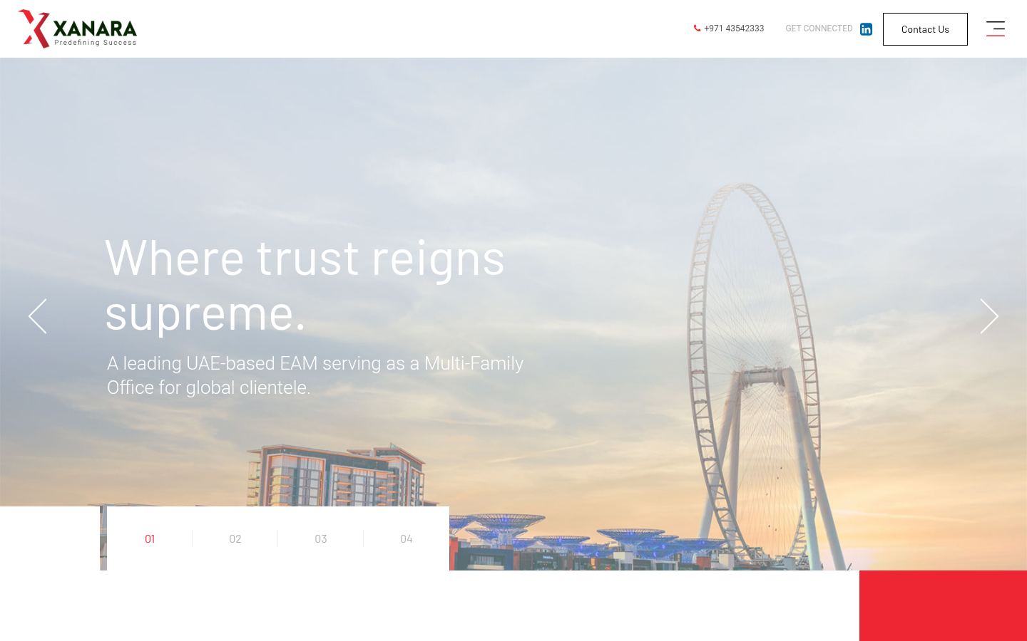 Xanara Advisors · HOMEPAGE_SCREENSHOT