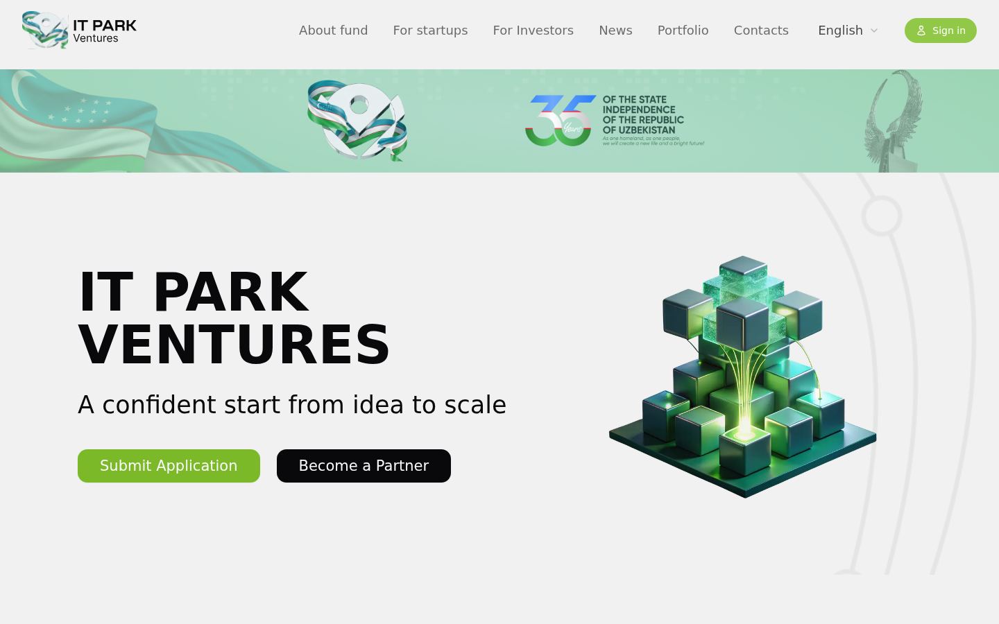 IT Park Ventures · HOMEPAGE_SCREENSHOT