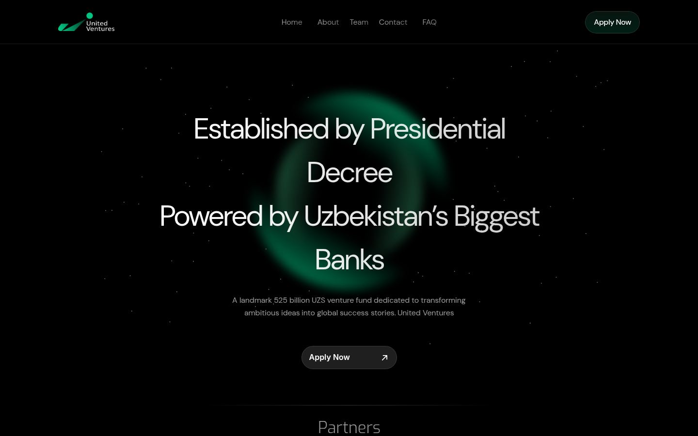 United Ventures · HOMEPAGE_SCREENSHOT